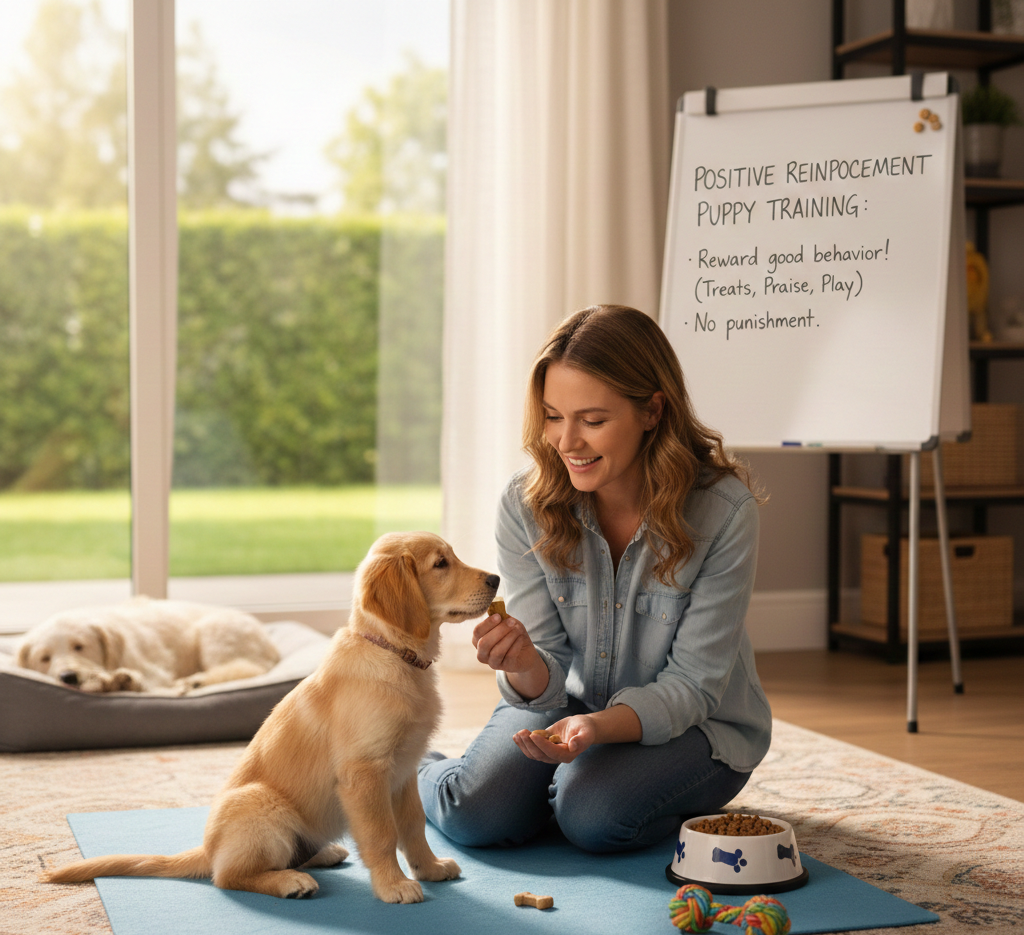 puppy training is positive interactions between pets and pet parents
