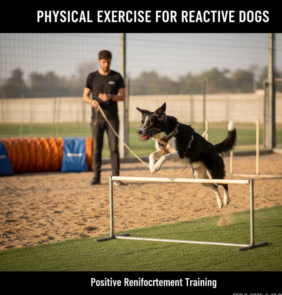 Physical exercise for reactive dogs