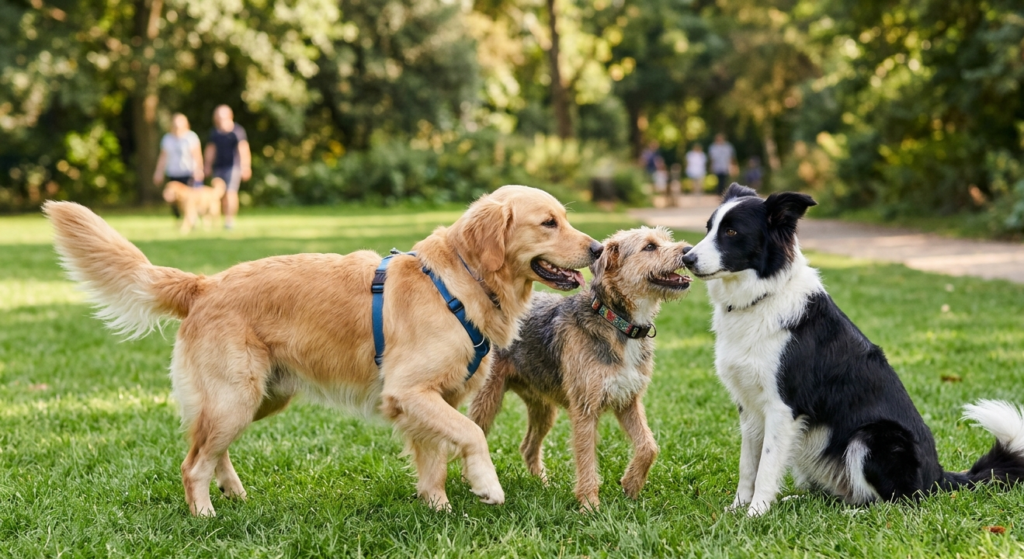 socialize your dog with other dogs