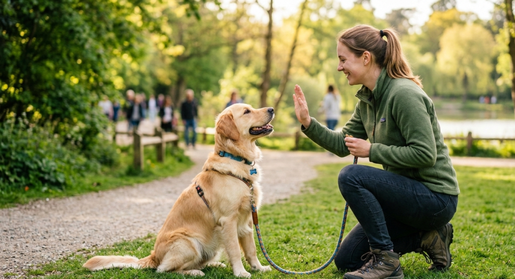 Builds a stronger bond with dog through obedience training