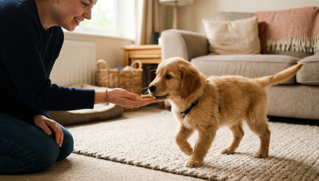 puppy clicker training is only click once