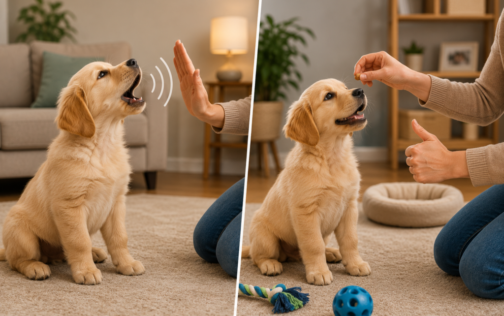 Stop Barking  training at the home .