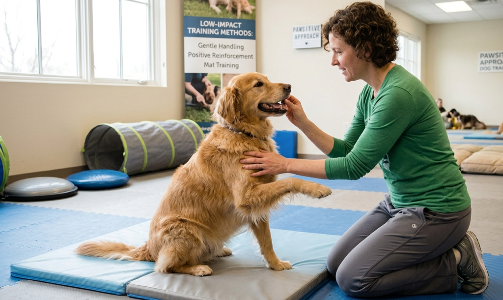 Training senior dogs often deal with arthritis, reduced muscle mass, and slower recovery times, so training methods that worked