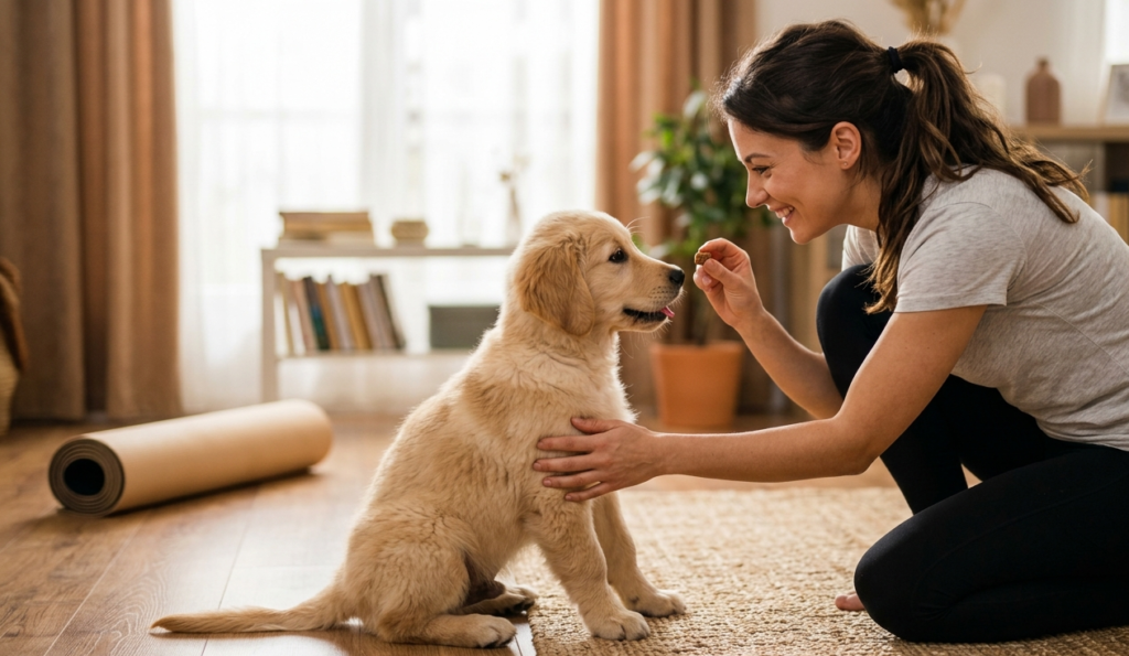 Dog training tips at the bedroom 