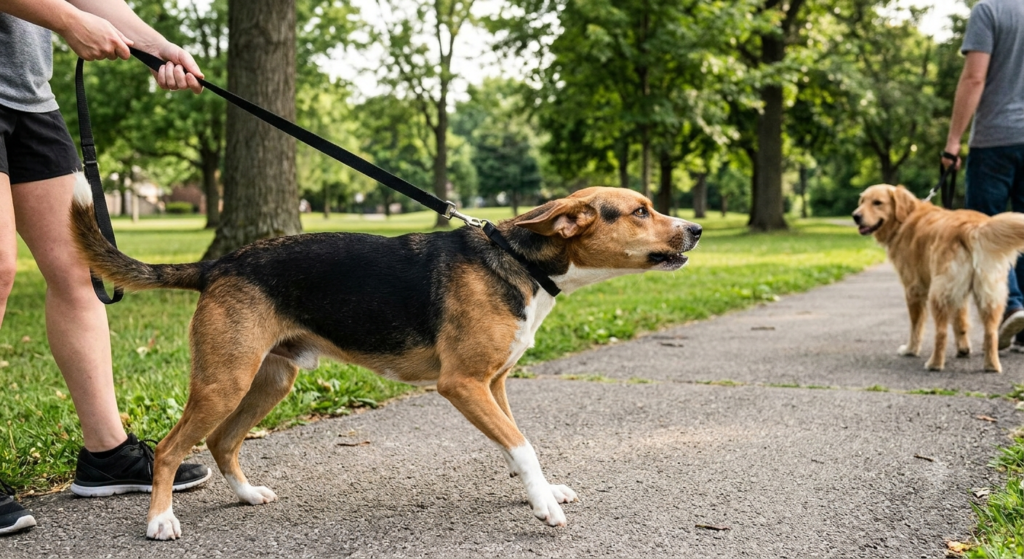  dog suddenly aggressive toward other dogs